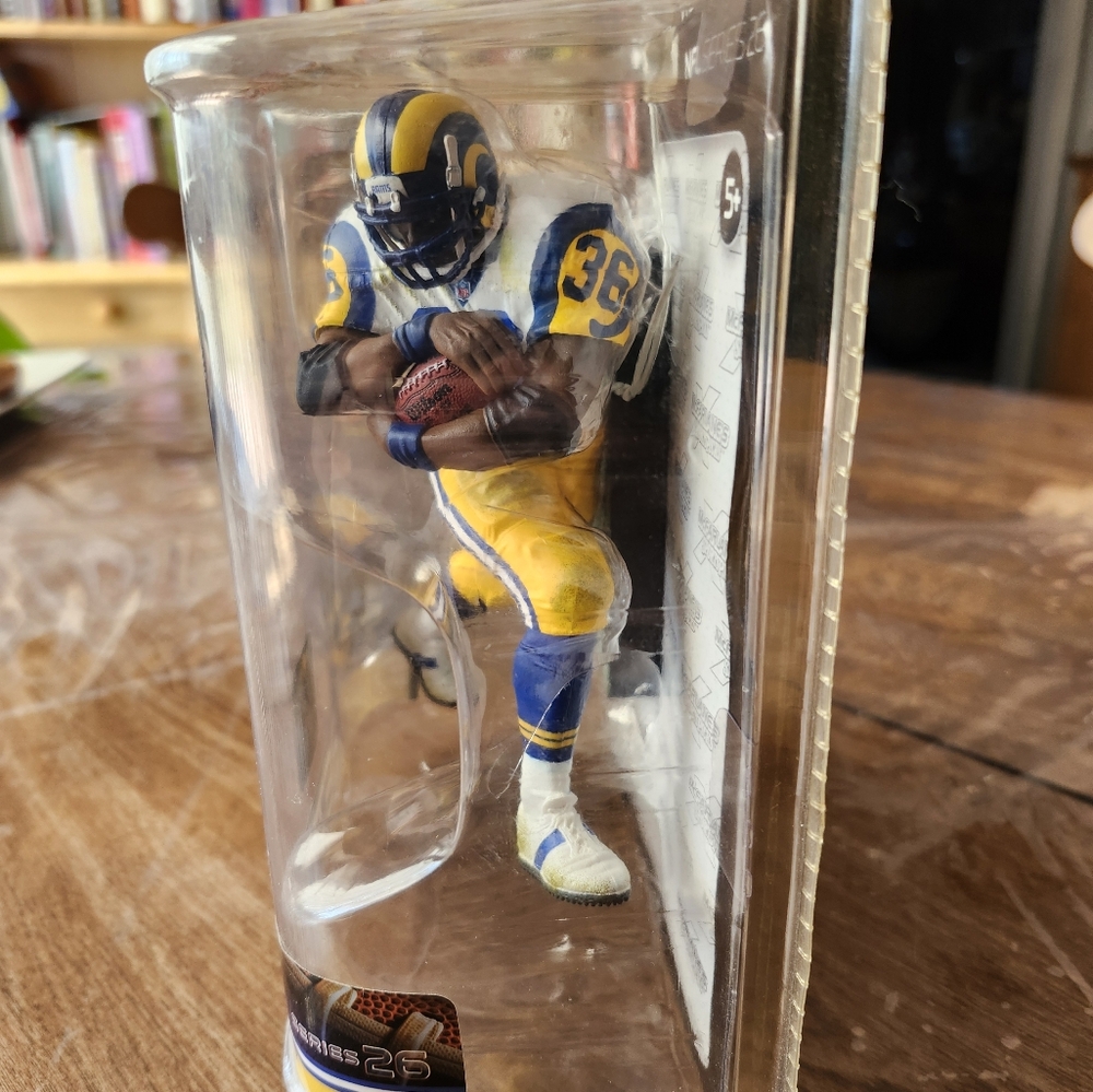 McFarlane NFL Sports Picks Series 26 Jerome Bettis St Louis Rams 36 Sealed - Picture 5 of 9